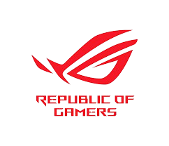 Logo ASUS ROG rojo – Reparación profesional portátiles gaming ASUS Republic of Gamers en GameSystems Leganés